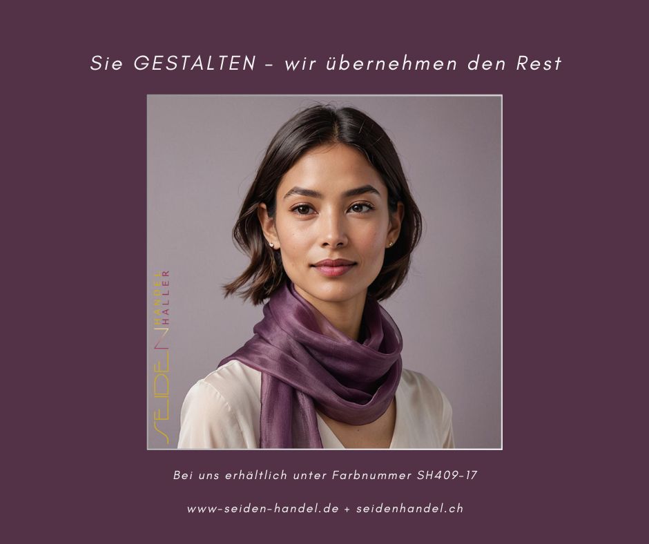 Seidenschal Italian Plum